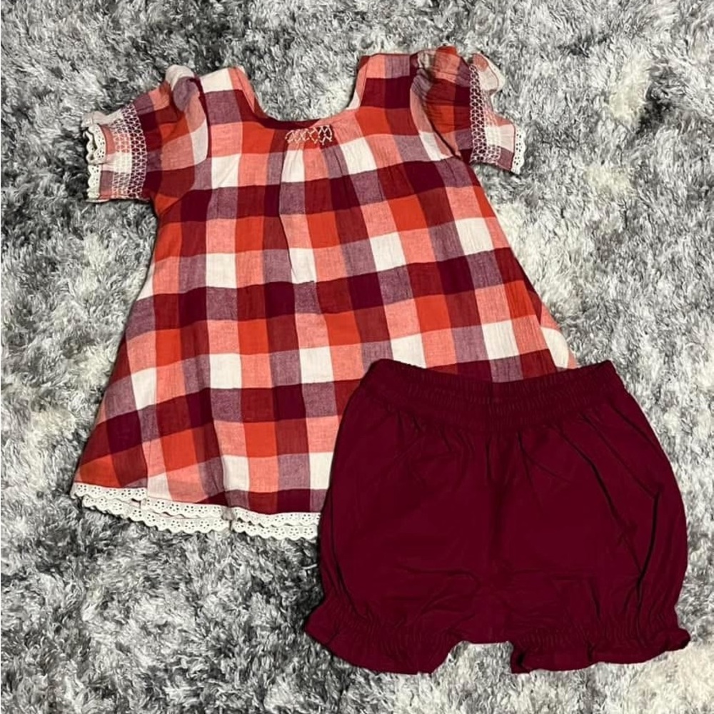 Well Dressed Wolf House Tunic Set Orchard Plaid